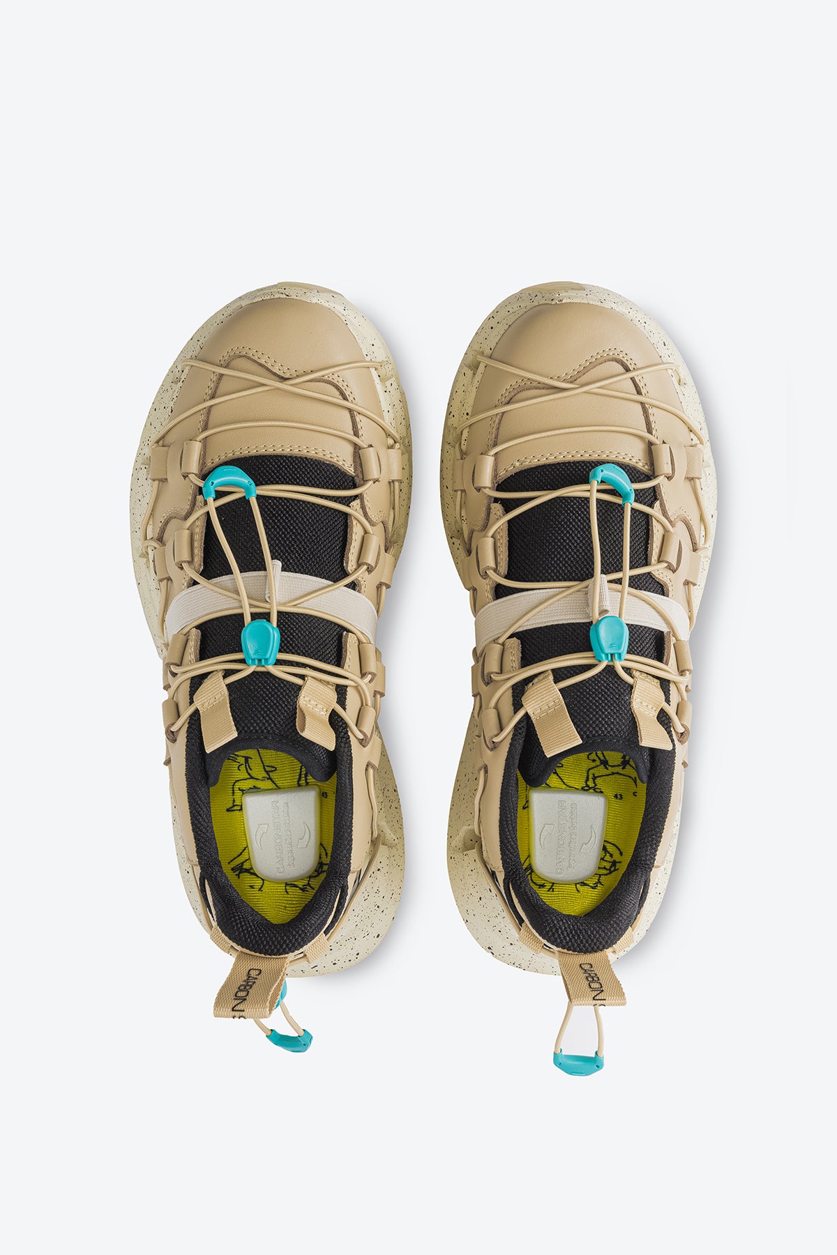 Carbonstar Shell Unisex Sneakers | Athletic Shoes | Beige Sports Shoes